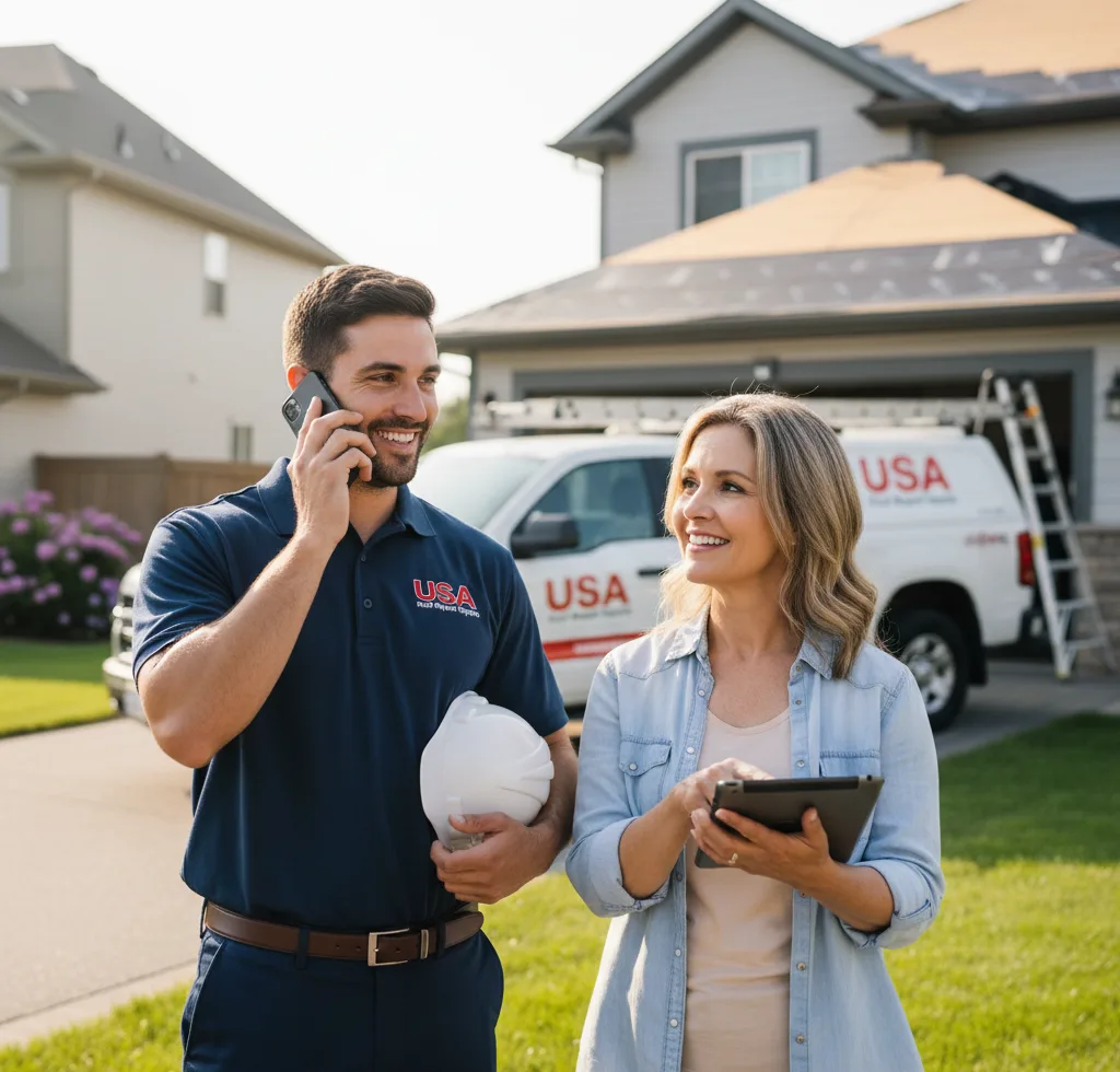 USA Roof Repair Experts customer support in Channelview